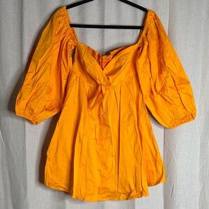 For love and lemons size S Orange off shoulder dress